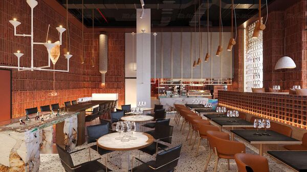 Ресторан Sparkle. Москва