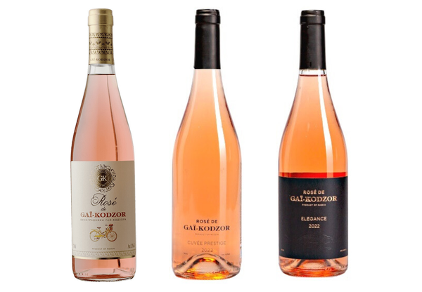 Ассортимент розовых вин от винодельни Gaï-Kodzor