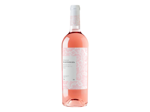 Вино сухое розовое, ЗГУ Долина Дона, Винодельня Ведерниковъ, Rose, Красностоп Золотовский, 2022 Вино сухое розовое, ЗГУ Долина Дона, Винодельня Ведерниковъ, Rose, Красностоп Золотовский, 2022