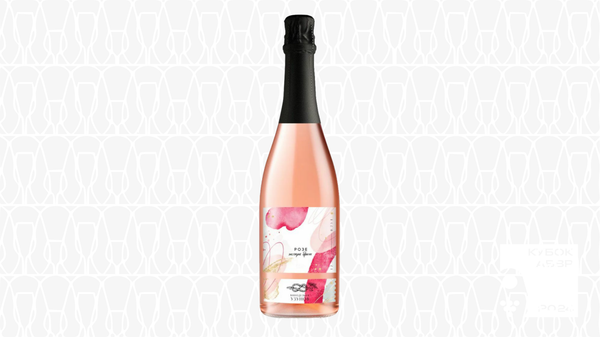 Вино игристое розовое Узунов Розе Брют 2023