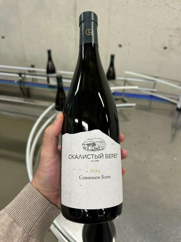 Вино сухое белое Скалистый берег Совиньон Блан Рислинг 2024