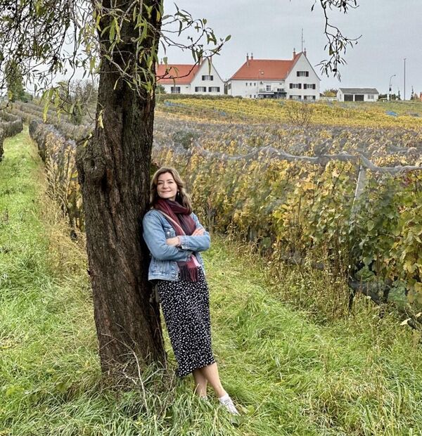 Екатерина Дегтярева, победитель Wine People Trophy Russia 2025. Туп по виноградникам