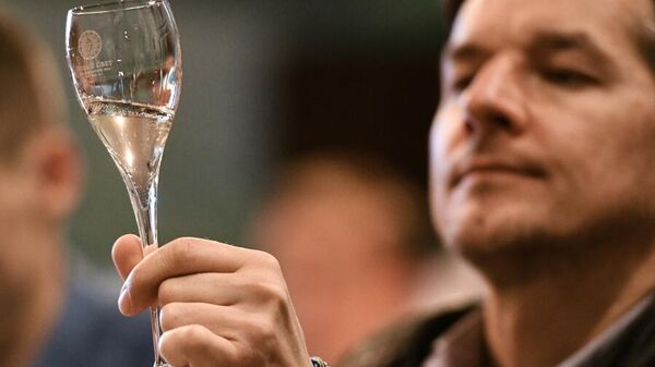 Посетитель фестиваля Ноябрьфест на территории винзавода Массандра в Ялте Посетитель фестиваля Ноябрьфест на территории винзавода Массандра в Ялте